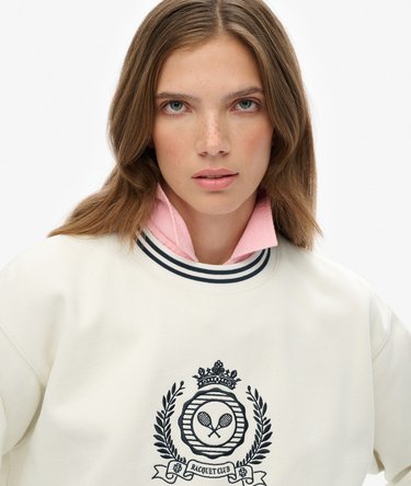 Lockeres Country Club Sweatshirt mit Rundhalsausschnitt Image 4