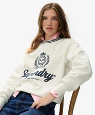 Country Club ruimvallend sweatshirt met ronde hals