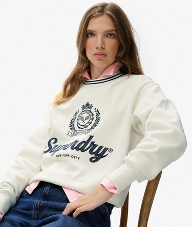 Lockeres Country Club Sweatshirt mit Rundhalsausschnitt Image 2