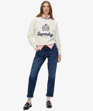 Lockeres Country Club Sweatshirt mit Rundhalsausschnitt Image 3