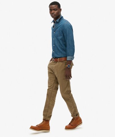 Utility Chino Trousers Image 5