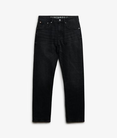 Vintage slimfit jeans van biologisch katoen met rechte pijpen Image 7