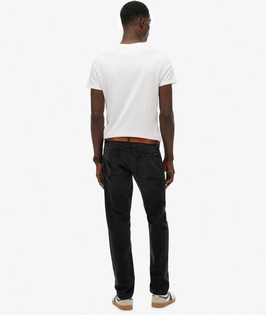 Vintage slimfit jeans van biologisch katoen met rechte pijpen Image 6