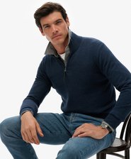 Essentials Cotton Half Zip Jumper