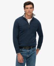 Essentials Cotton Half Zip Jumper