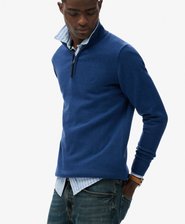 Essentials Cotton Half Zip Jumper