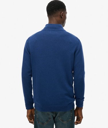 Essentials Baumwoll-Pullover mit Reißverschluss Image 5