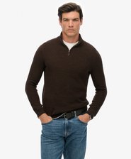 Pull texturé en coton à col camionneur