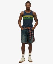Cali Striped Logo Vest
