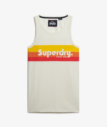 Cali Striped Logo Vest Image 6
