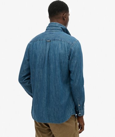 Essential Long Sleeve Denim Shirt Image 5
