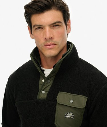 Fuji Fleece-Pullover mit halber Druckknopfleiste Image 4