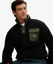 Fuji Fleece Half Popper Jumper