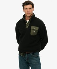 Fuji Fleece Half Popper Jumper