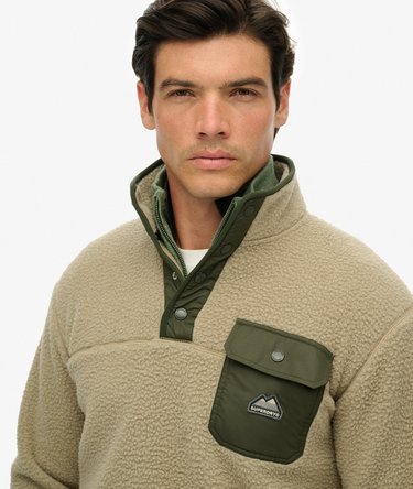 Fuji Fleece-Pullover mit halber Druckknopfleiste Image 4
