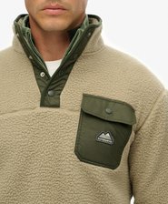 Fuji Fleece Half Popper Jumper