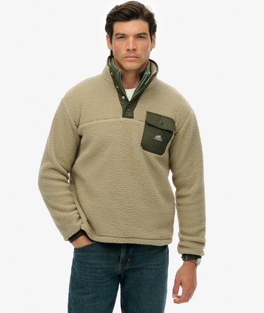 Fuji Fleece-Pullover mit halber Druckknopfleiste Image 1