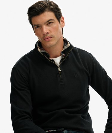 Ribbed Half Zip Jumper Image 6