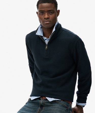Ribbed Half Zip Jumper Image 2