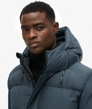 Hooded Sports Pufferjas Image 3