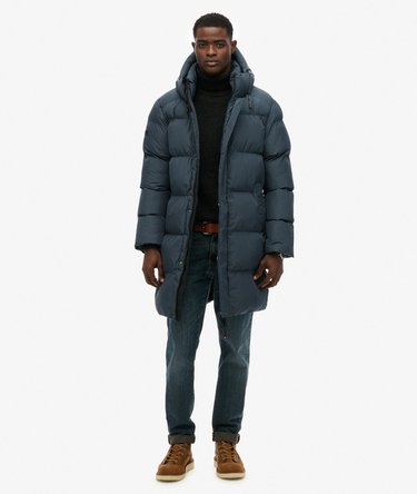 Hooded Sports Pufferjas Image 2