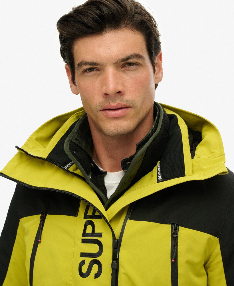  WND ジャケット mens Colour Block Windbreaker Jacket in Wax Yellow | Superdry US