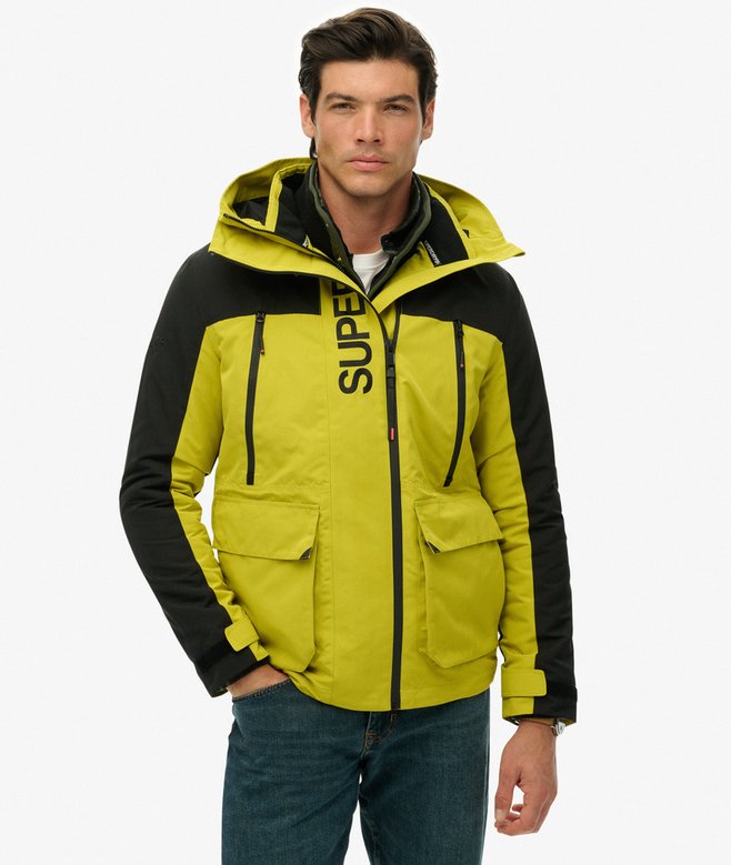 Colour Block Windbreaker Jacket