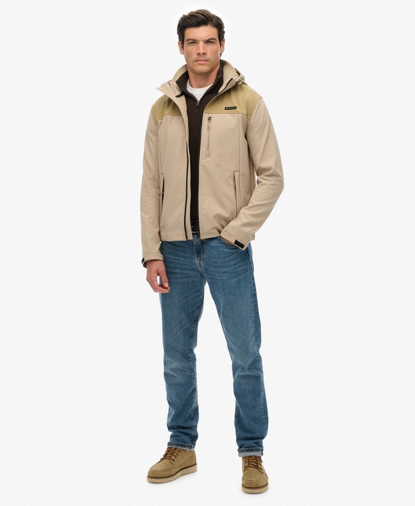 Superdry Hooded Soft Shell Trekker Jacket - Veste Homme Technique Et Confortable