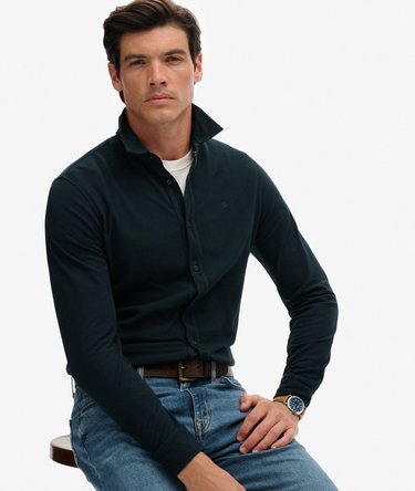 Chemise Manches Longues Piqué Vintage Destroy Image 2