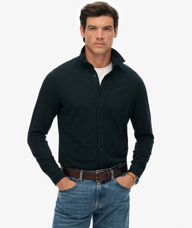 Chemise Manches Longues Piqué Vintage Destroy Image 1