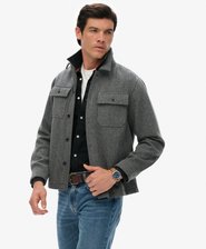 Merchant Herringbone Overshirt