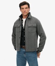 Merchant Herringbone Overshirt