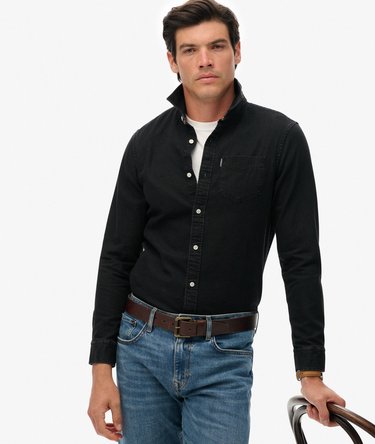 Essential Long Sleeve Denim Shirt Image 2