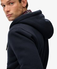 Borg Lined Zip Hoodie