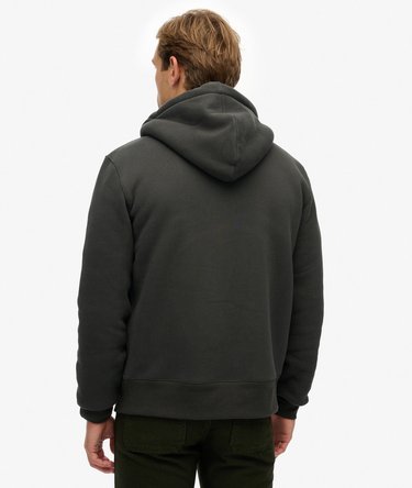 Borg Lined Zip Hoodie Image 5