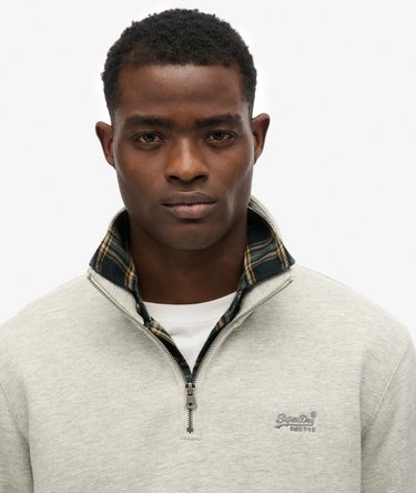 Essential Logo Half Zip Image 4