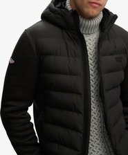 Hooded Storm Knit Hybrid Jacket