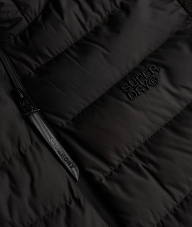 Kapuzen-Strickjacke in Hybrid-Optik Image 7