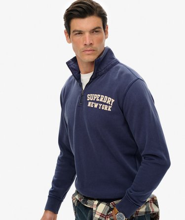 Vintage Athletic Zip Half-Zip Jumper Image 2