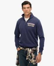 Vintage Athletic Zip Half-Zip Jumper