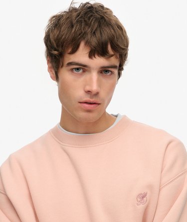 Blank Oversized Crew Sweatshirt Image 4
