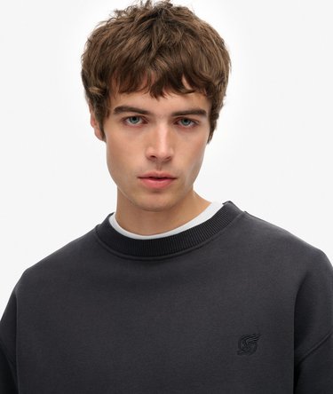 Blank Oversized sweatshirt met ronde hals Image 4
