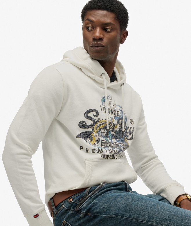 Vintage Logo Tokyo Relaxed Hoodie
