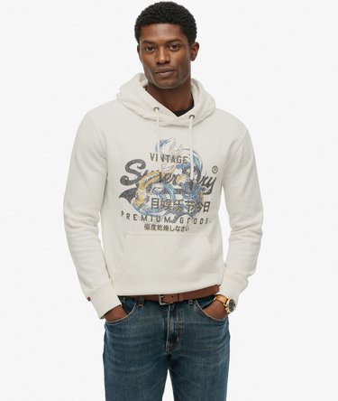 Vintage Logo Tokyo Relaxed Hoodie Image 1