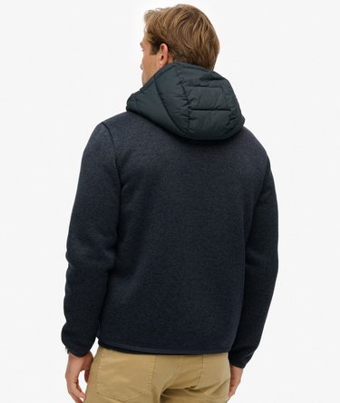 Hooded Storm Knit Hybrid Jacket Image 6