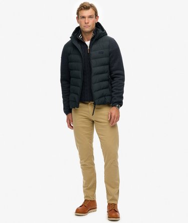 Hooded Storm Knit Hybrid Jacket Image 3