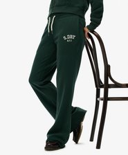 Athletic Embroidered Flare Joggers