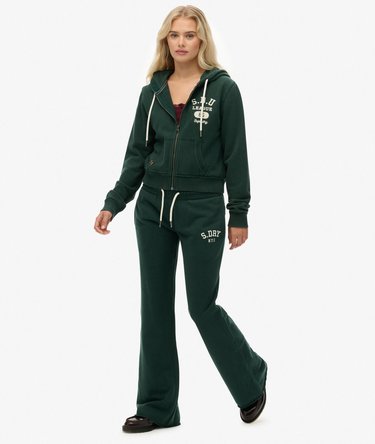 Pantalon de survêtement évasé à logo brodé Athletic Image 3