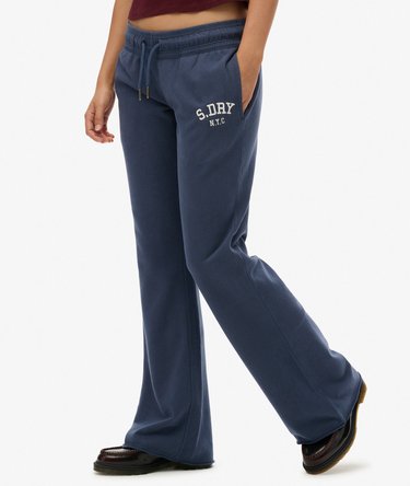 Athletic Embroidered Flare Joggers Image 2