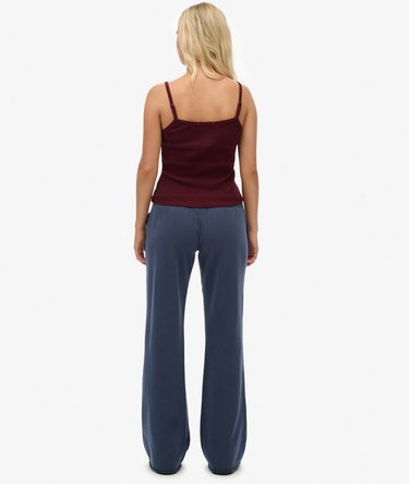 Athletic Embroidered Flare Joggers Image 6